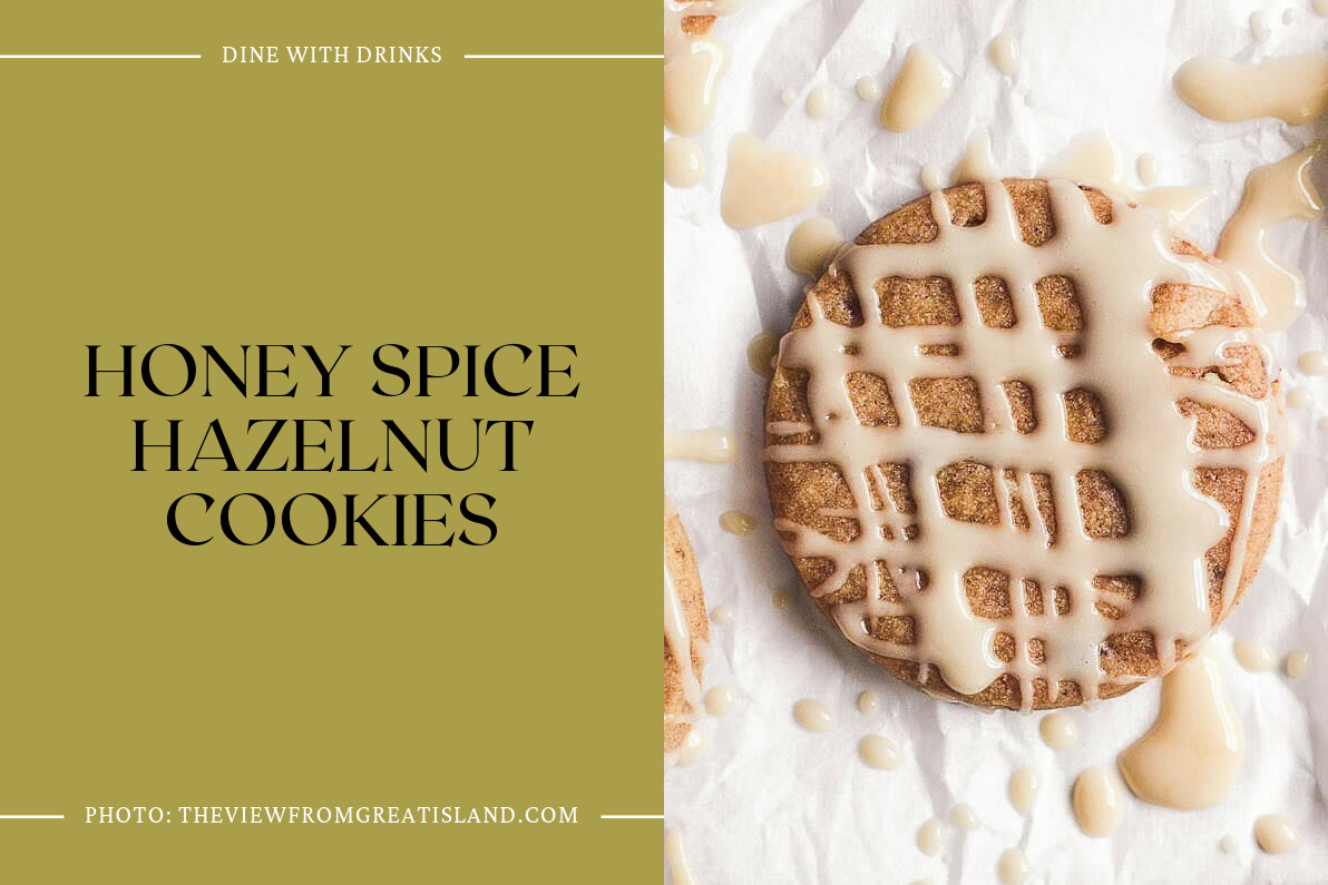 Honey Spice Hazelnut Cookies