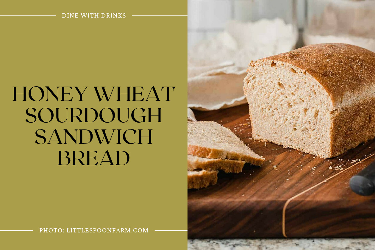 Honey Wheat Sourdough Sandwich Bread