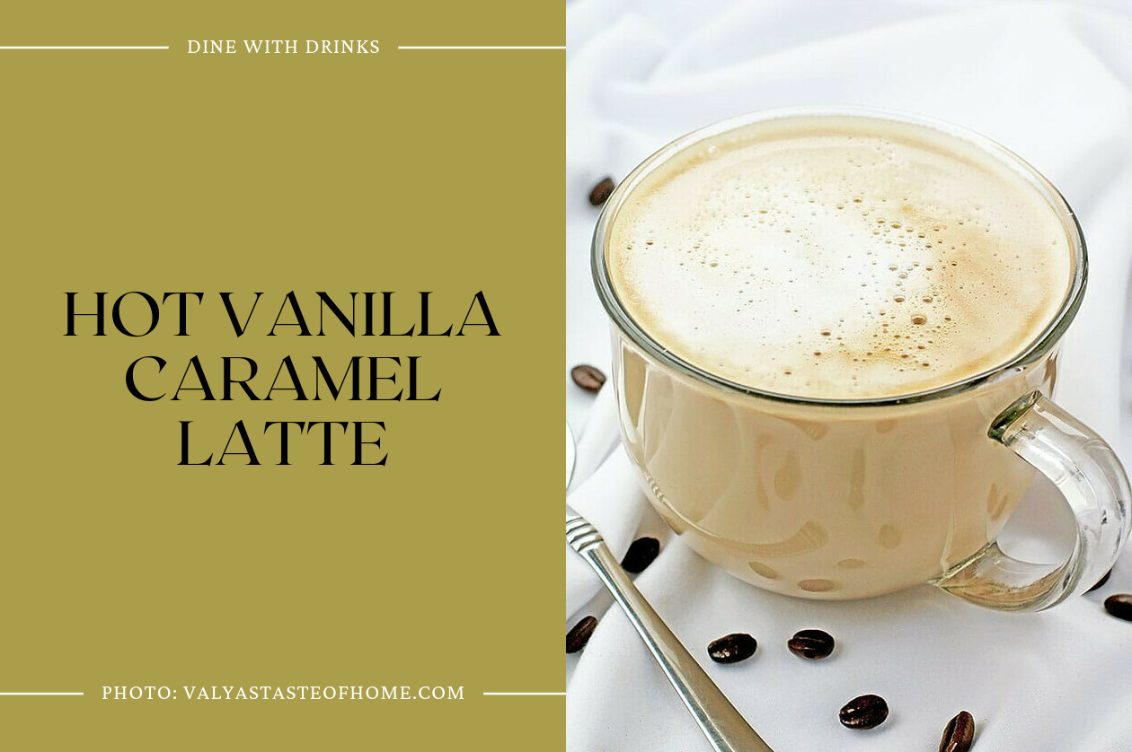 Hot Vanilla Caramel Latte