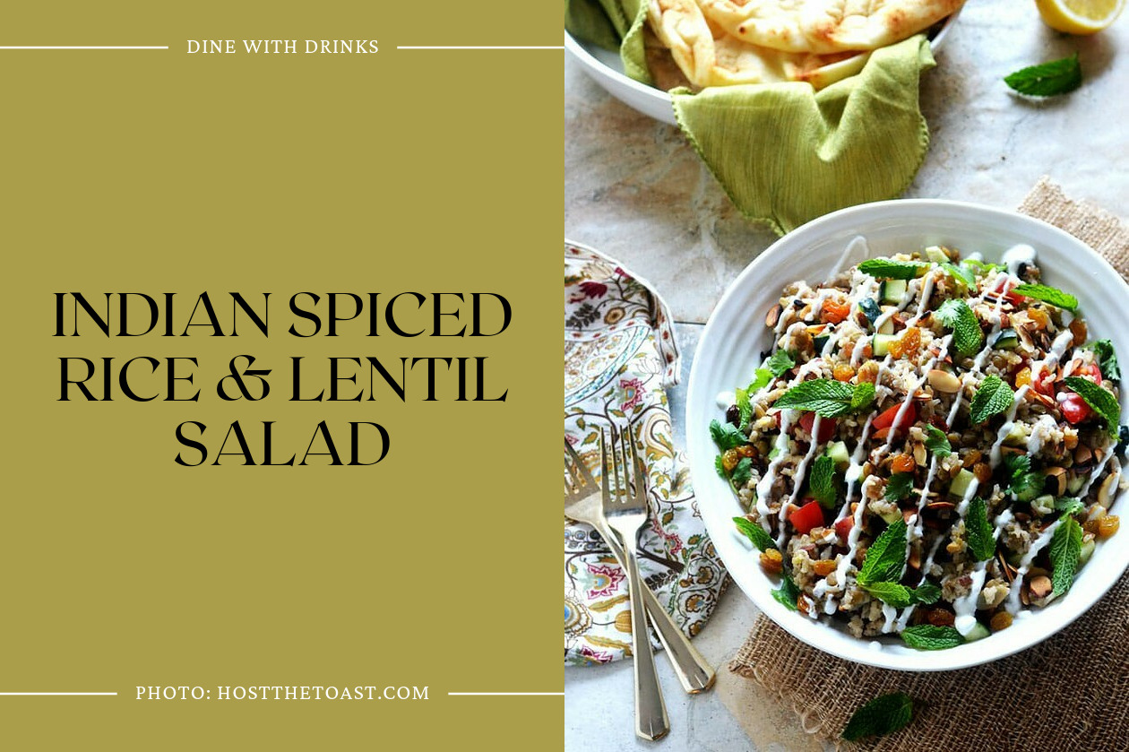 Indian Spiced Rice & Lentil Salad