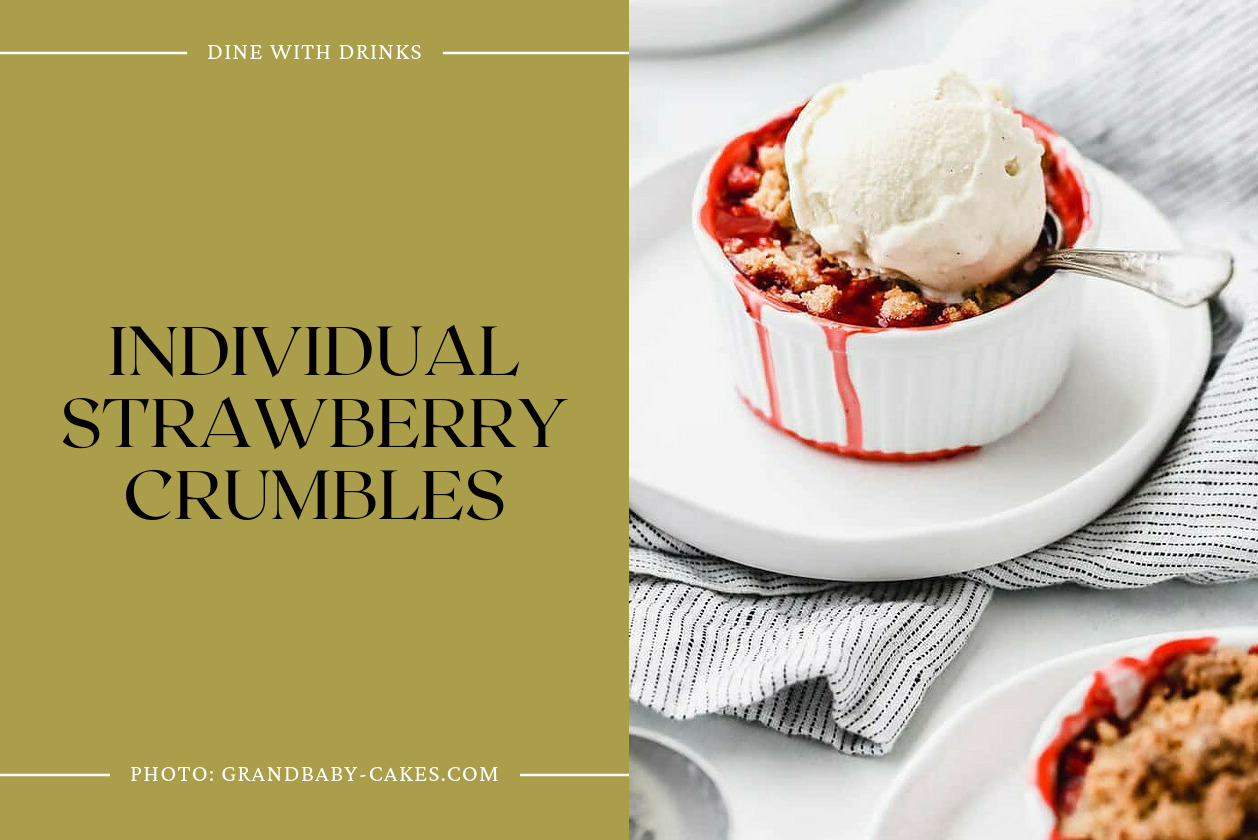 Individual Strawberry Crumbles