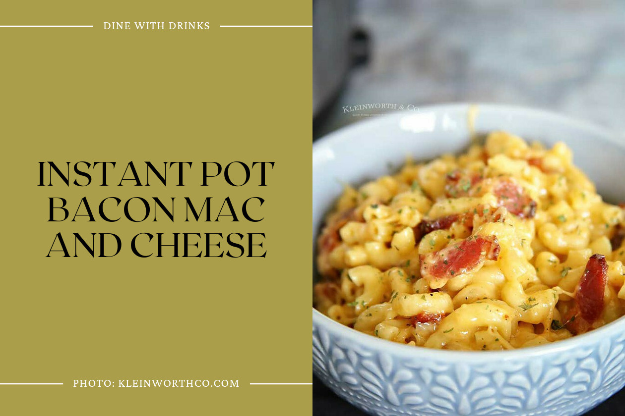 Instant Pot Bacon Mac And Cheese