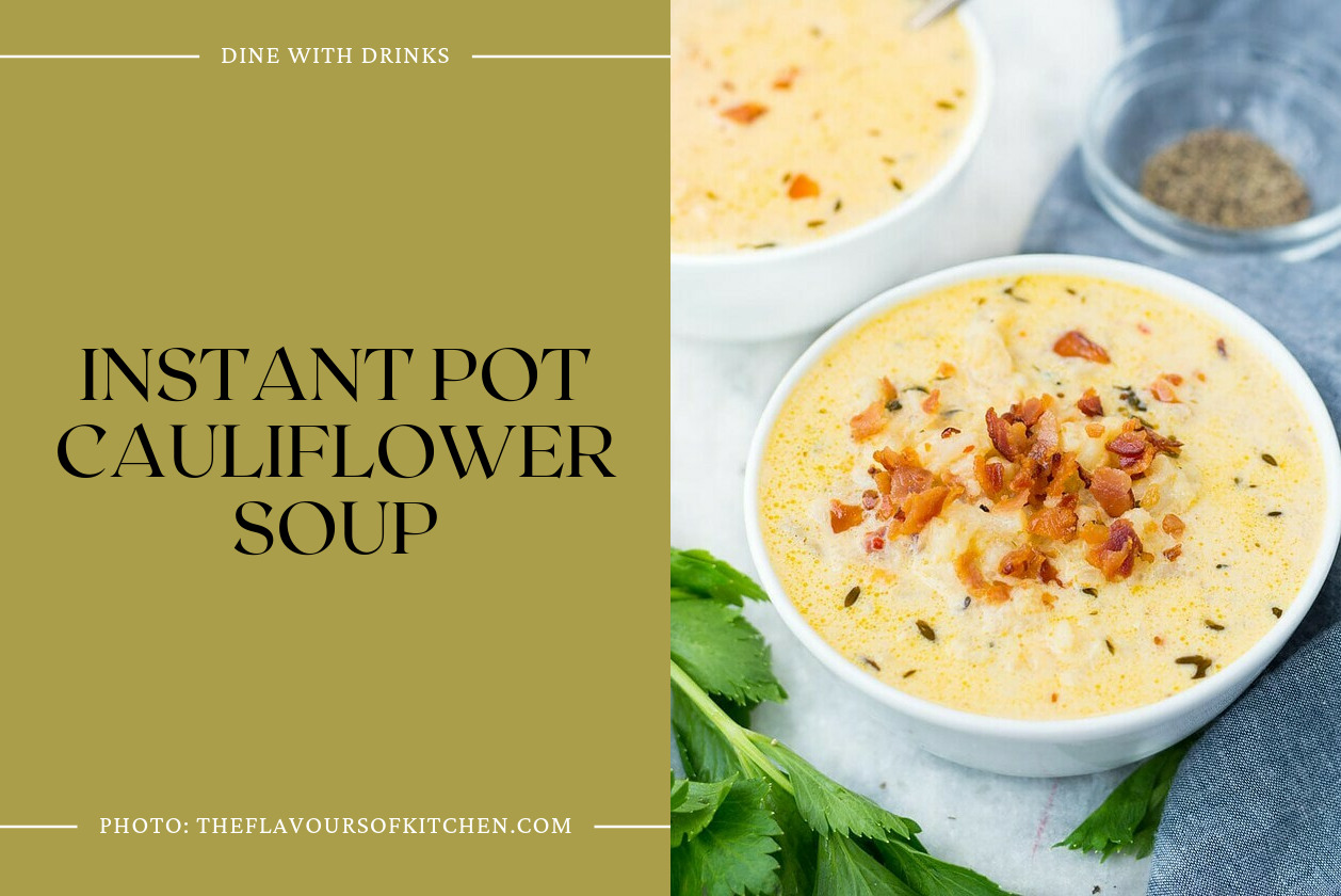Instant Pot Cauliflower Soup