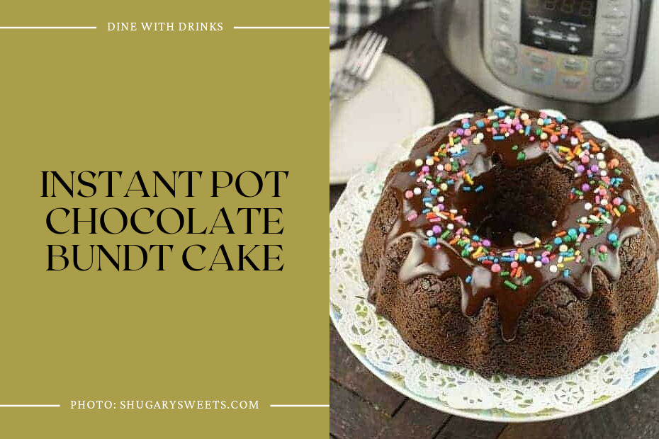 Instant Pot Chocolate Bundt Cake