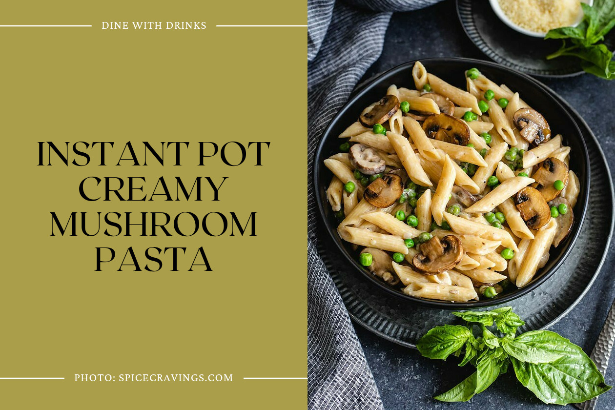 Instant Pot Creamy Mushroom Pasta