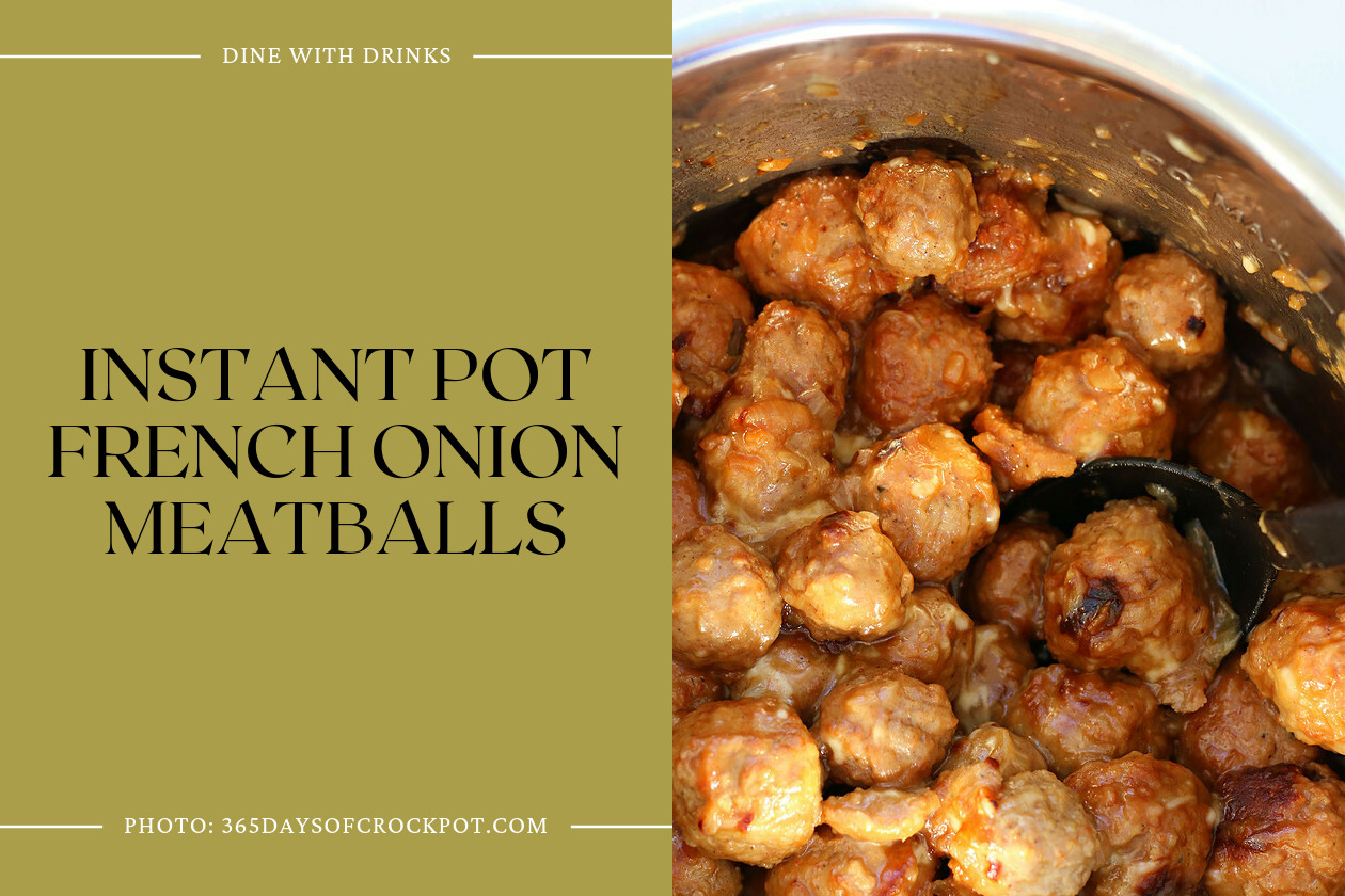 Instant Pot French Onion Meatballs