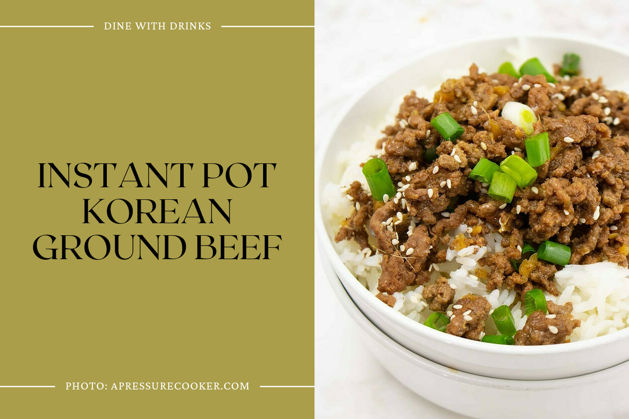 Instant Pot Korean Ground Beef