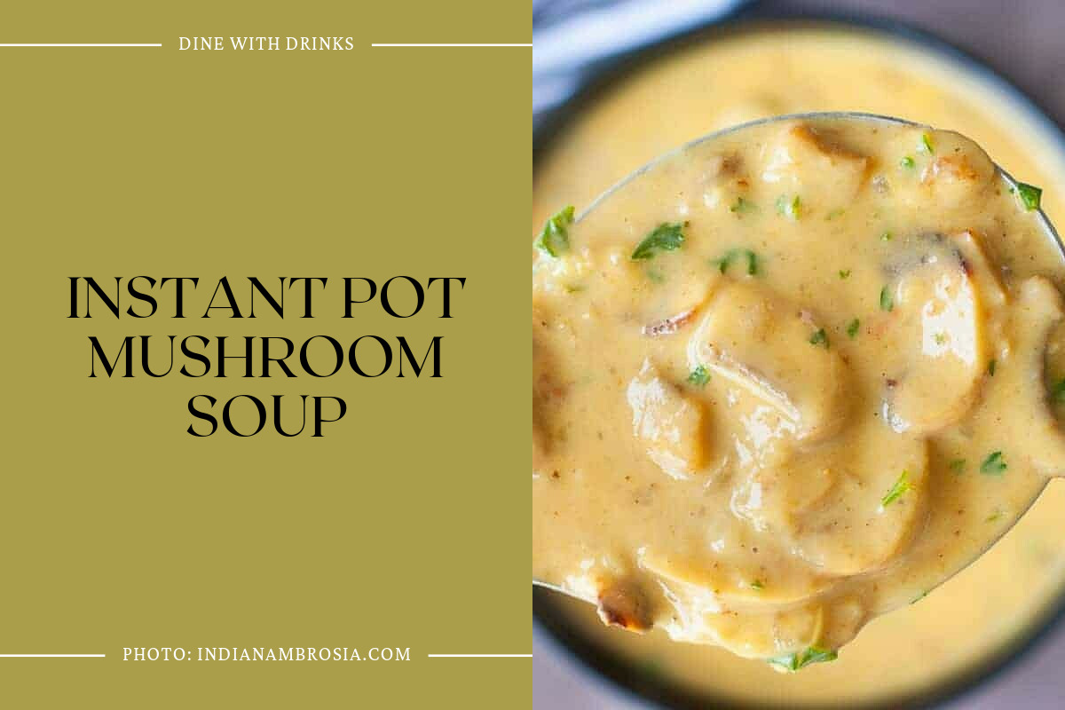 Instant Pot Mushroom Soup