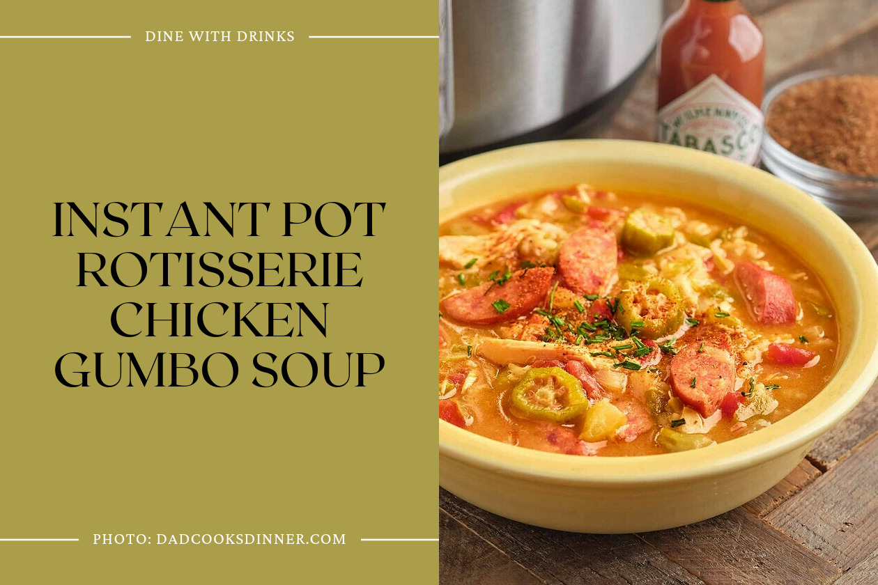 Instant Pot Rotisserie Chicken Gumbo Soup