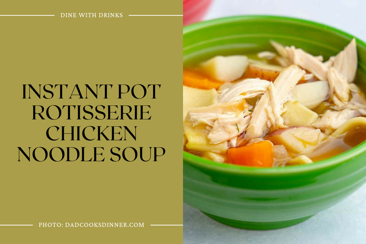 Instant Pot Rotisserie Chicken Noodle Soup