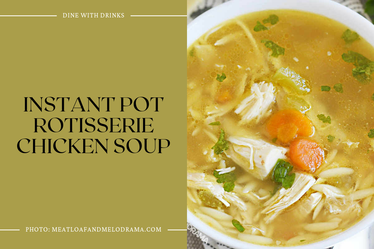 Instant Pot Rotisserie Chicken Soup
