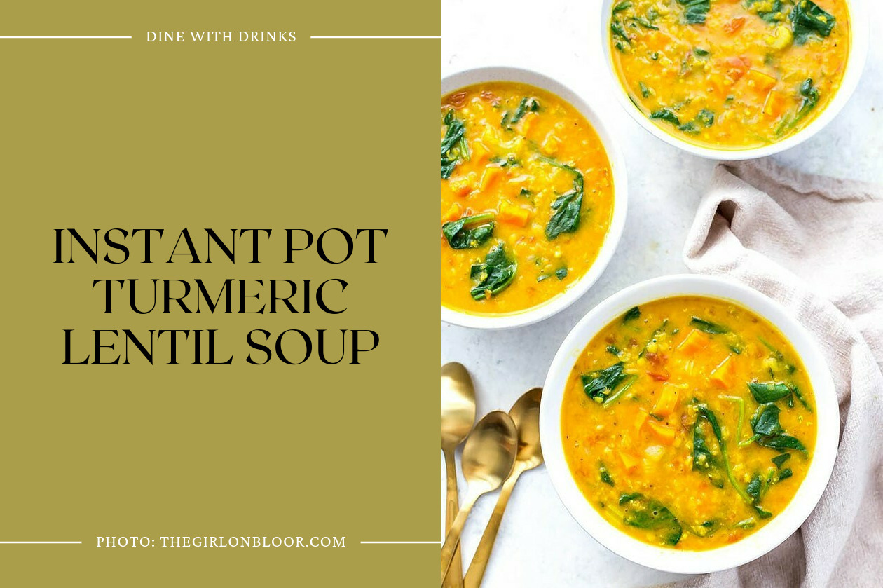 Instant Pot Turmeric Lentil Soup