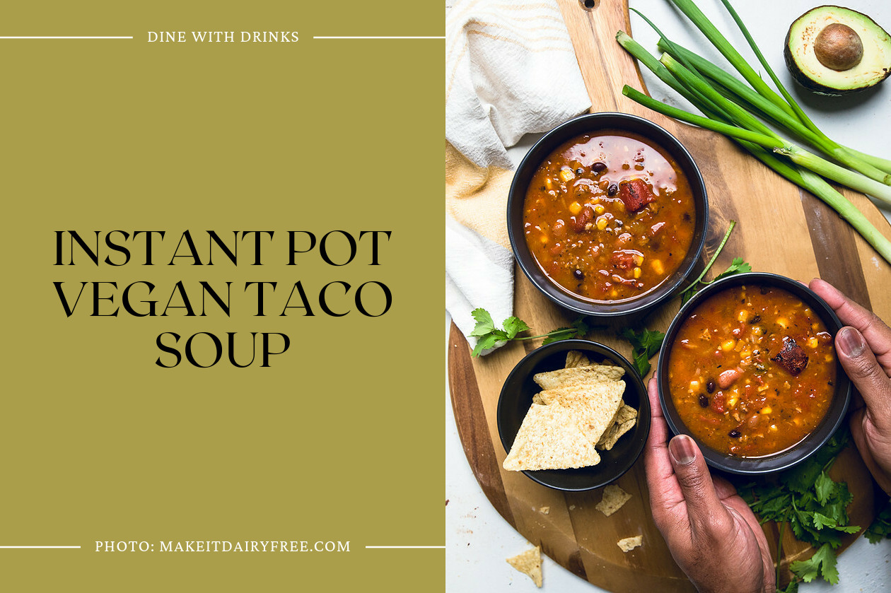 Instant Pot Vegan Taco Soup