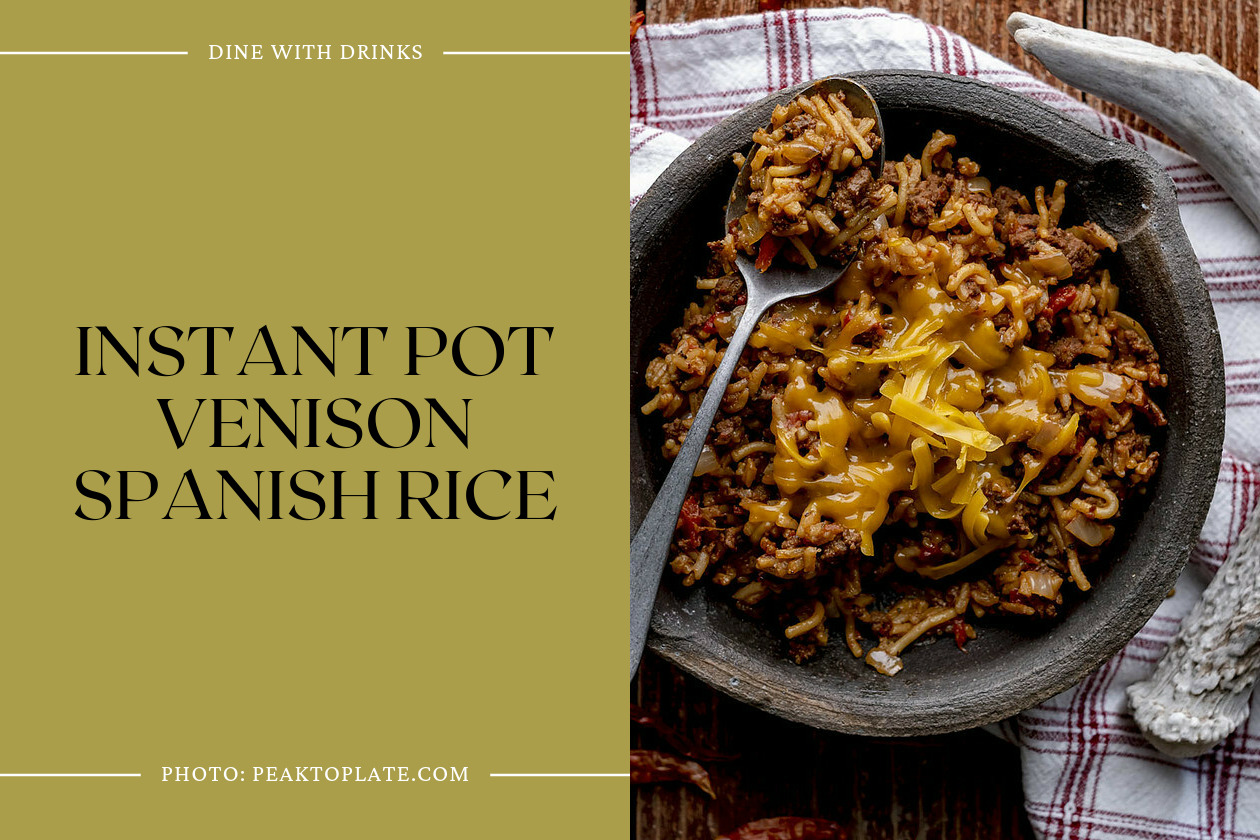 Instant Pot Venison Spanish Rice