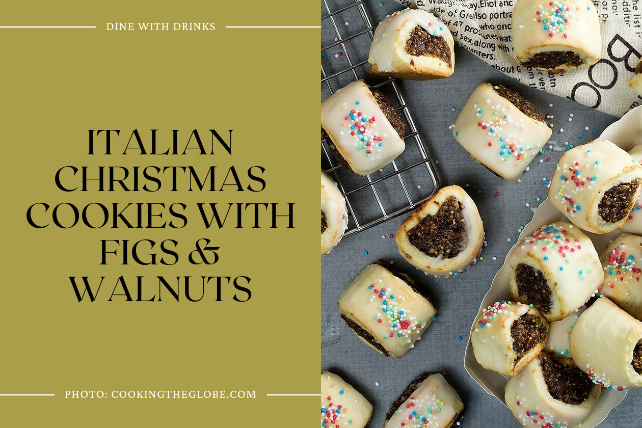 Italian Christmas Cookies With Figs & Walnuts