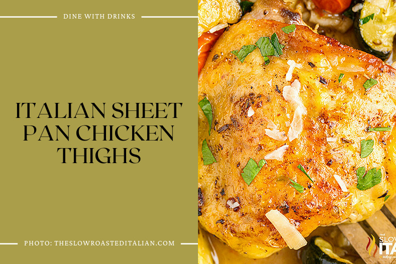 Italian Sheet Pan Chicken Thighs