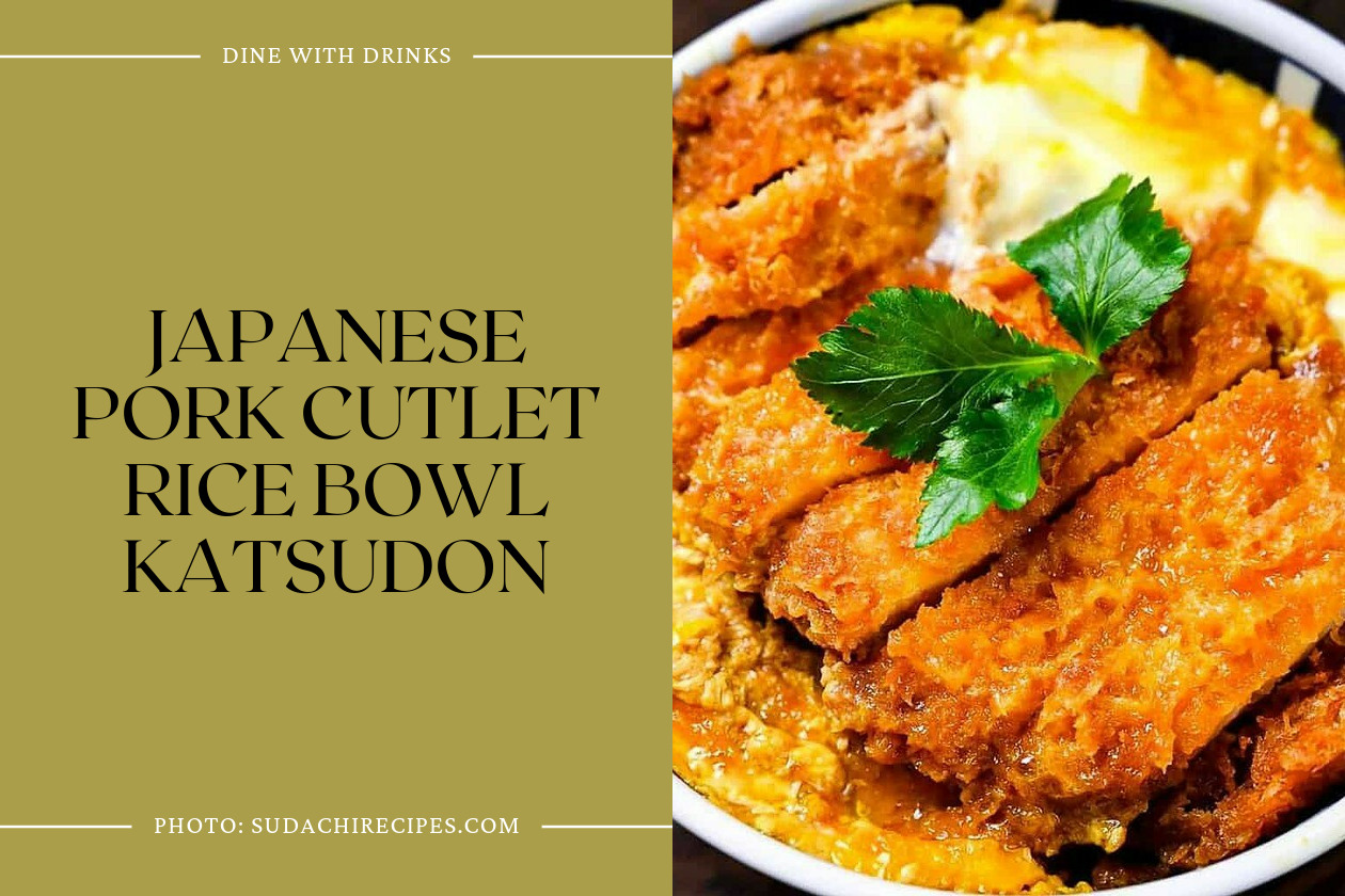 Japanese Pork Cutlet Rice Bowl Katsudon