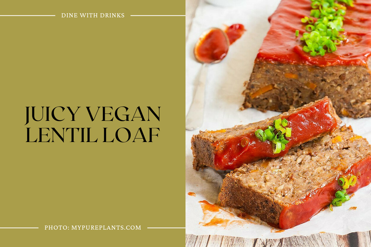 Juicy Vegan Lentil Loaf