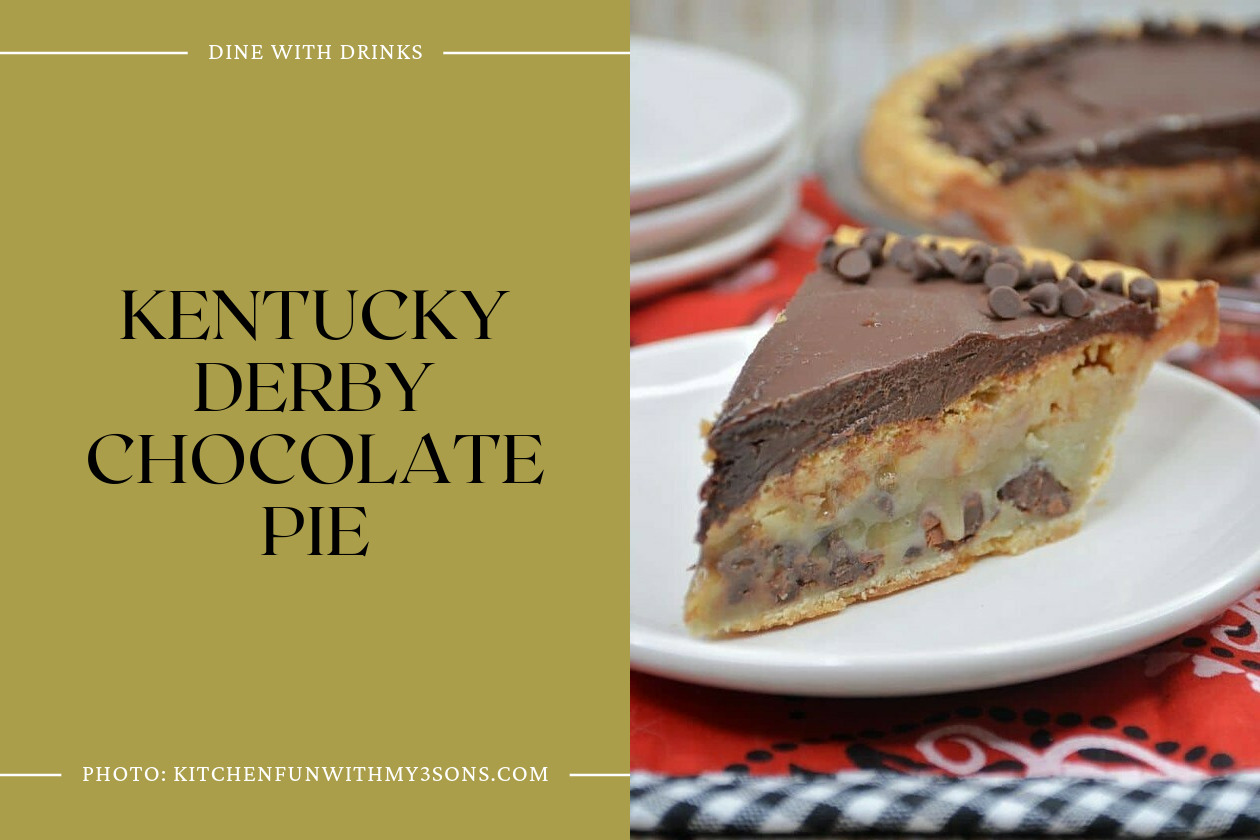 Kentucky Derby Chocolate Pie