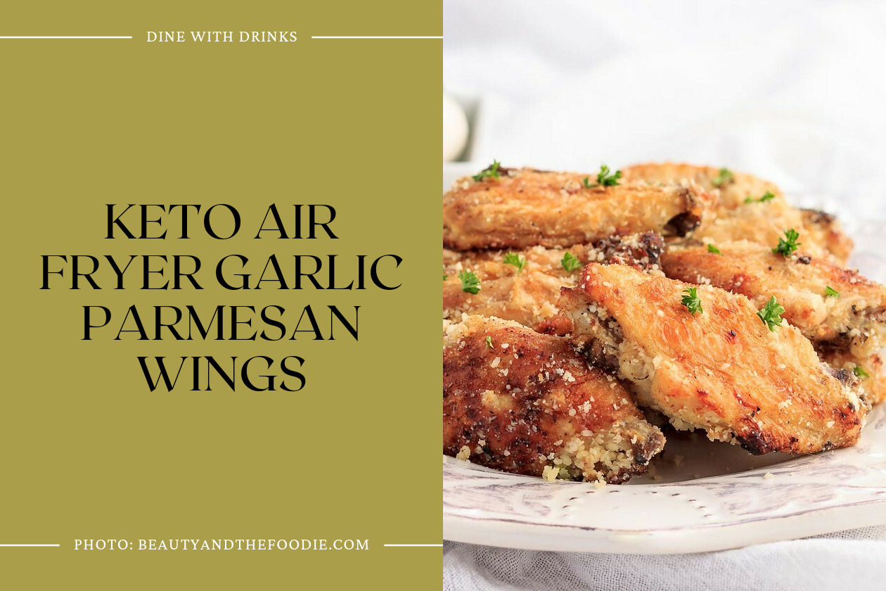 Keto Air Fryer Garlic Parmesan Wings