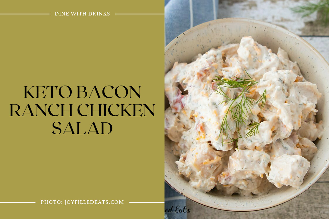 Keto Bacon Ranch Chicken Salad