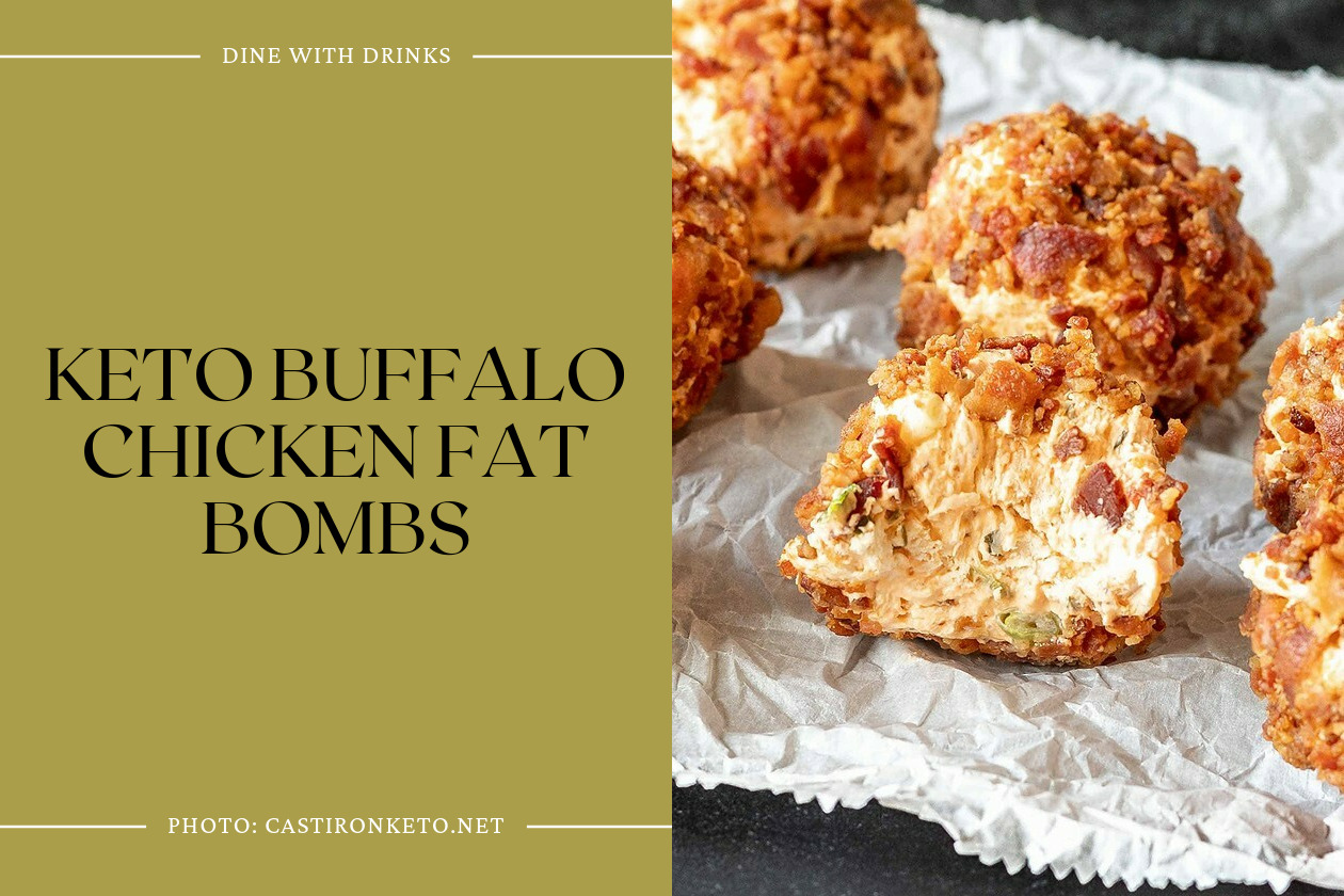 Keto Buffalo Chicken Fat Bombs