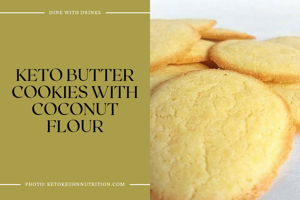 Keto Butter Cookies With Coconut Flour