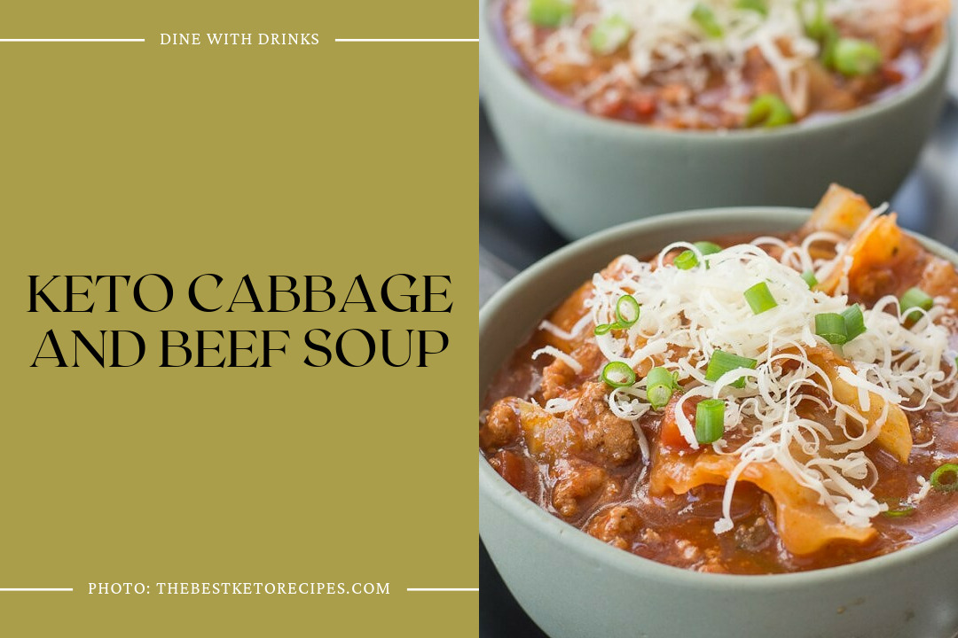 Keto Cabbage And Beef Soup