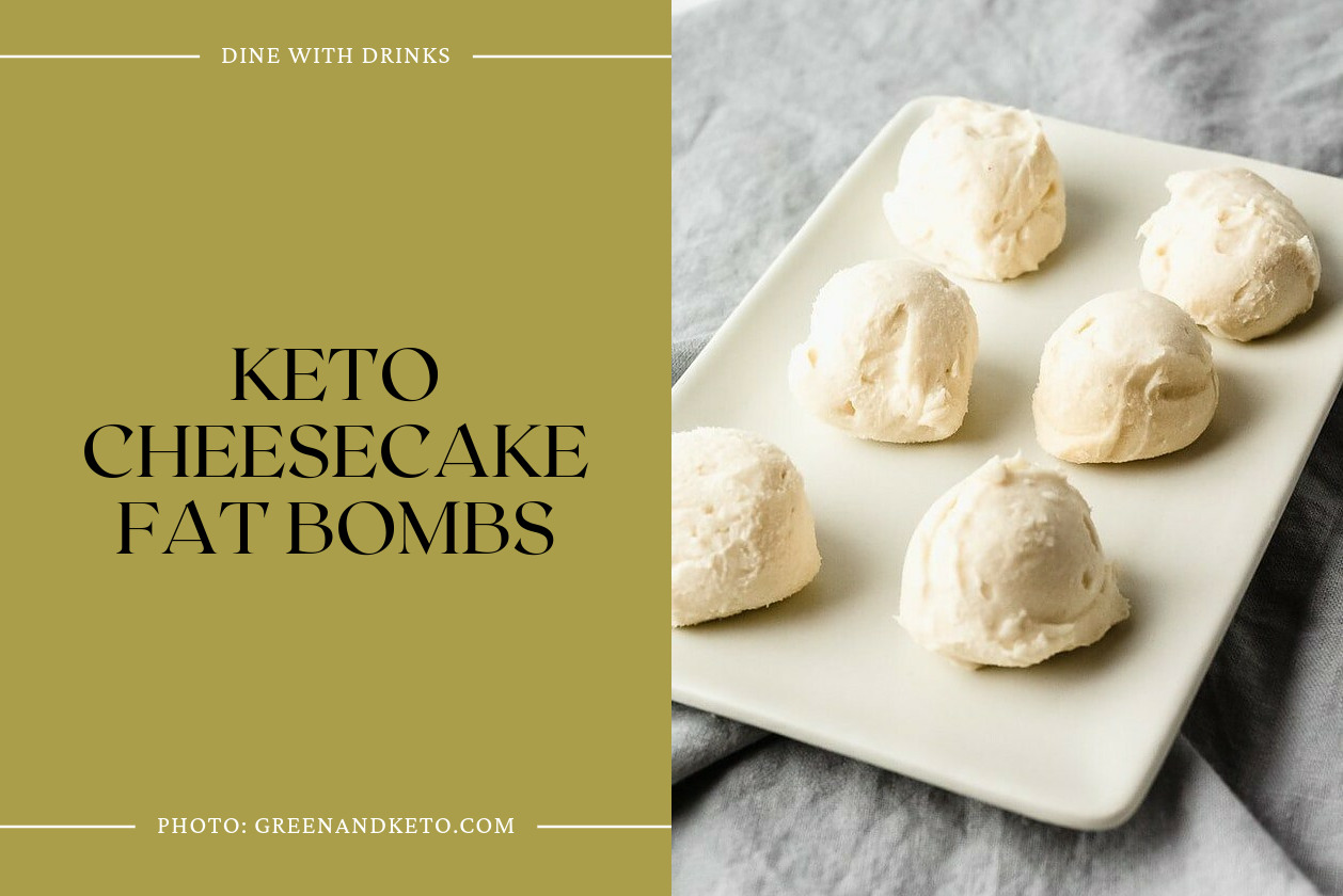 Keto Cheesecake Fat Bombs
