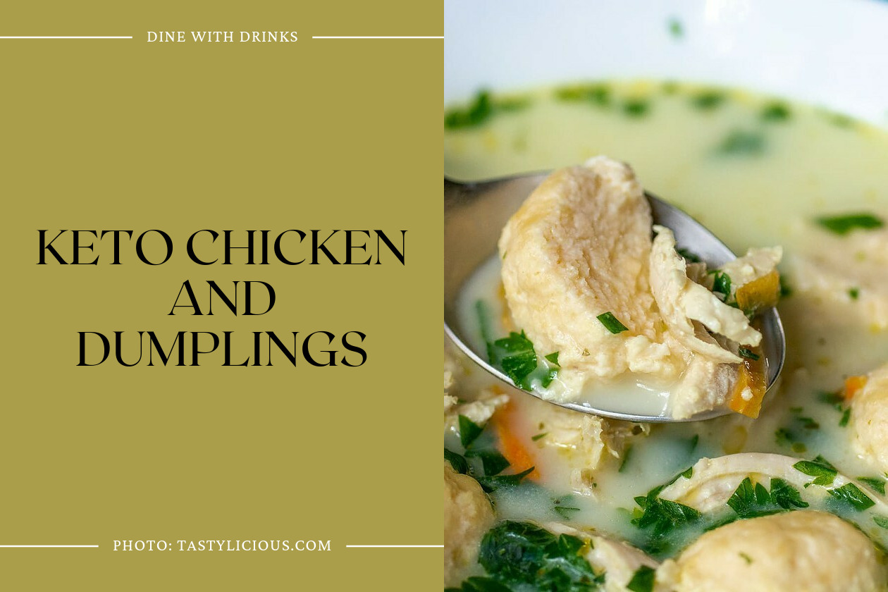 Keto Chicken And Dumplings