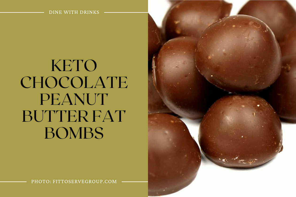 Keto Chocolate Peanut Butter Fat Bombs