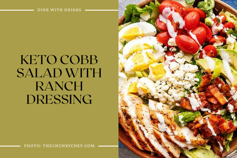 Keto Cobb Salad With Ranch Dressing