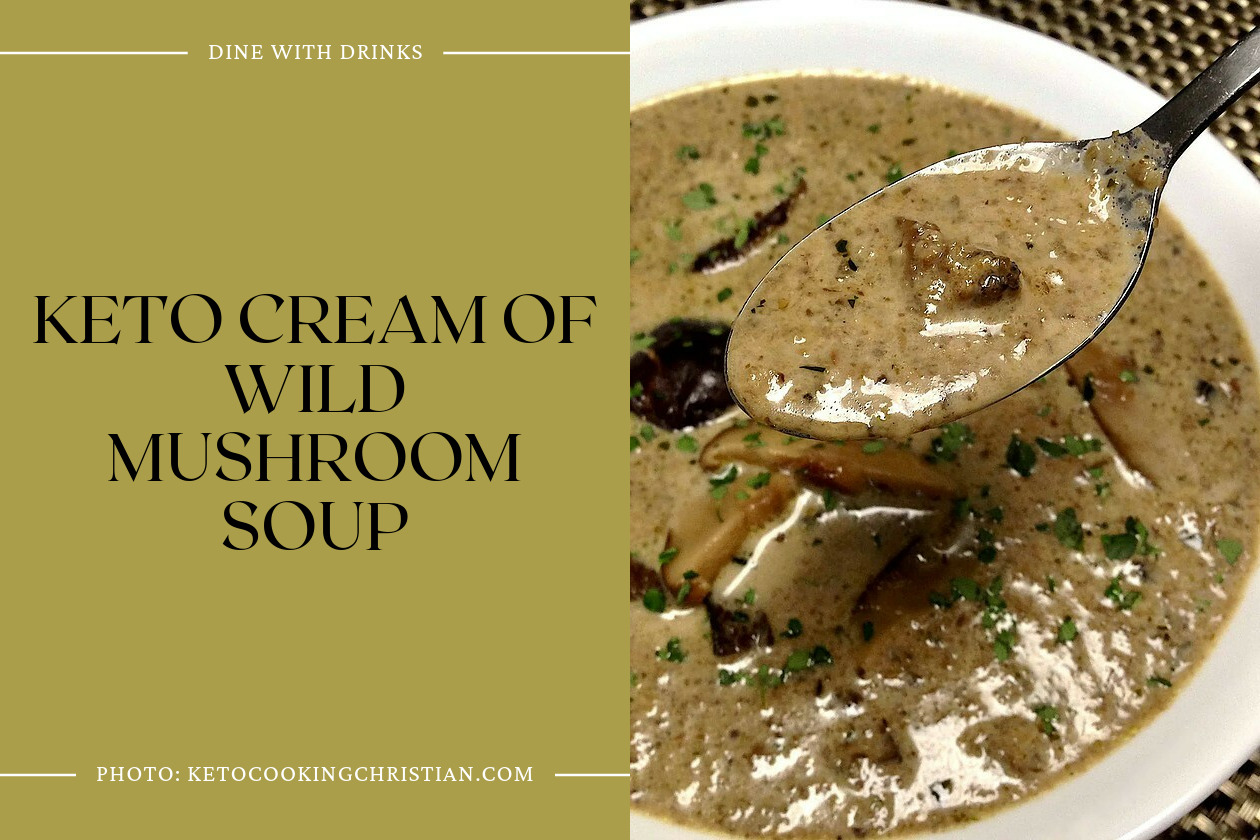 Keto Cream Of Wild Mushroom Soup