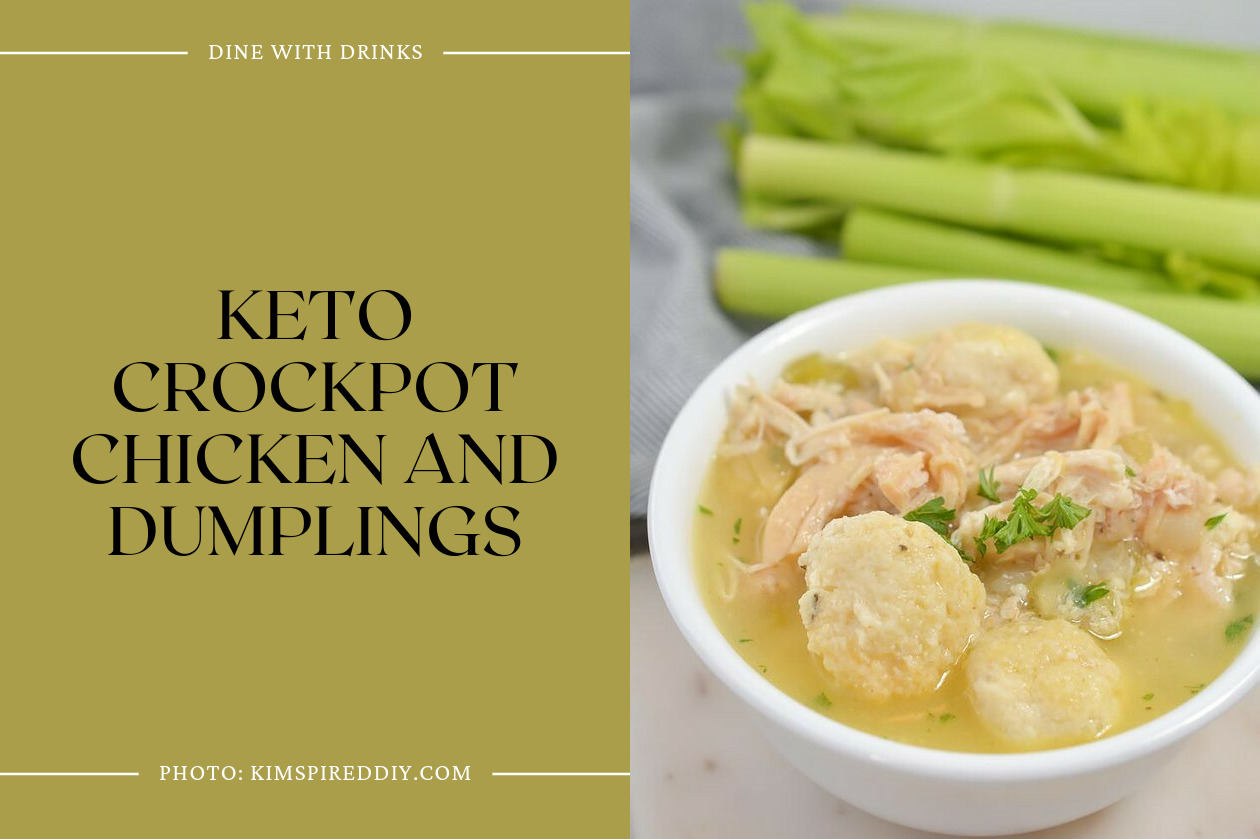 Keto Crockpot Chicken And Dumplings