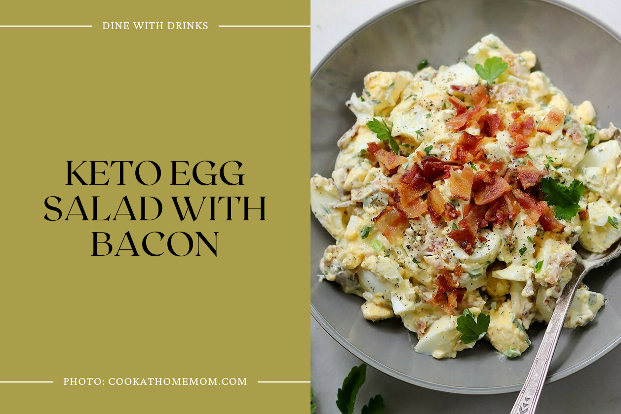 Keto Egg Salad With Bacon
