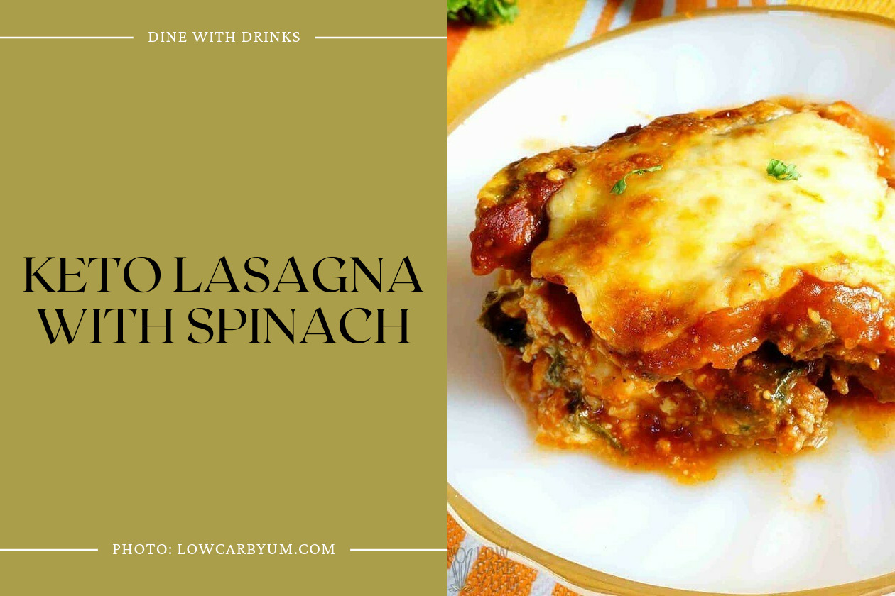 Keto Lasagna With Spinach