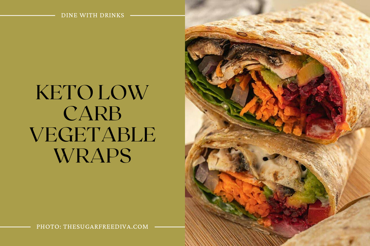 Keto Low Carb Vegetable Wraps