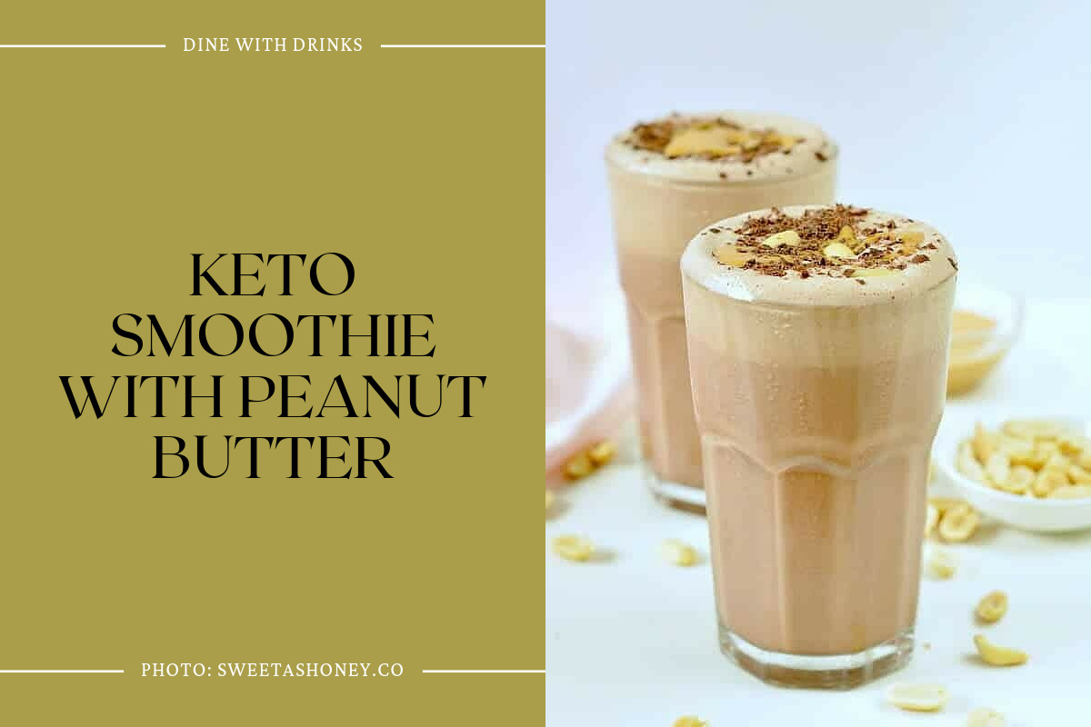 Keto Smoothie With Peanut Butter