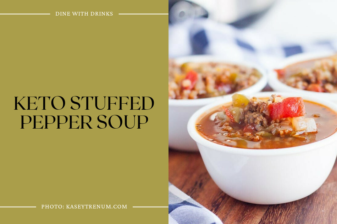 Keto Stuffed Pepper Soup