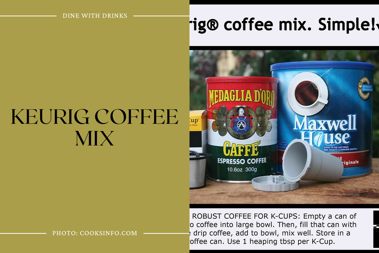 Keurig Coffee Mix