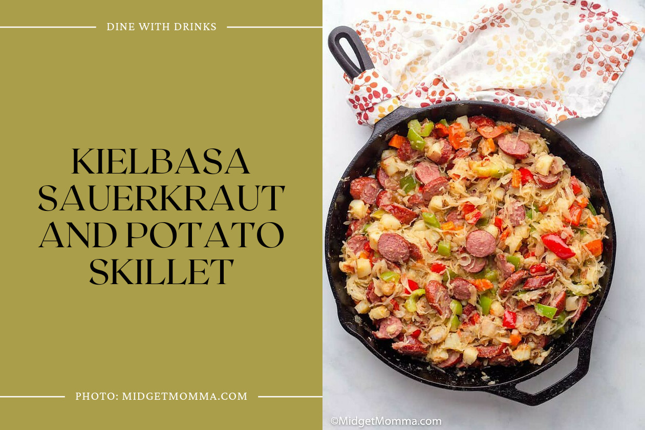 Kielbasa Sauerkraut And Potato Skillet
