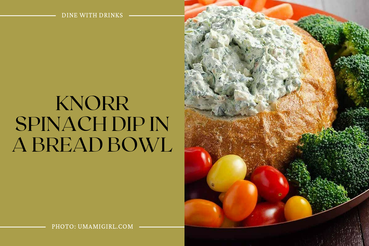 Knorr Spinach Dip In A Bread Bowl