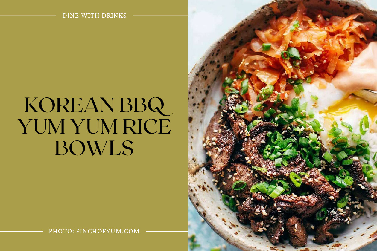 Korean Bbq Yum Yum Rice Bowls