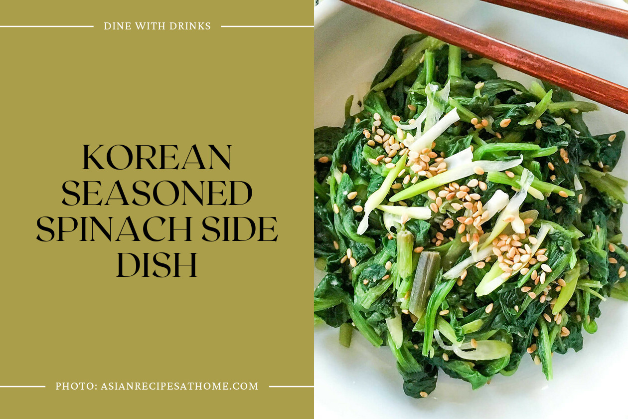 Korean Seasoned Spinach Side Dish