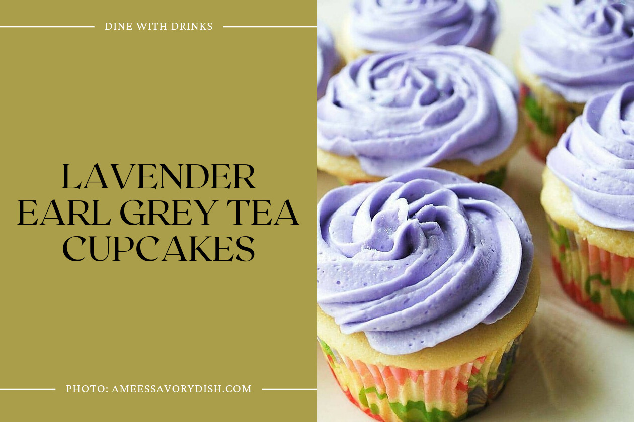 Lavender Earl Grey Tea Cupcakes