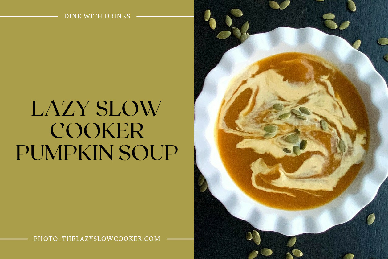 Lazy Slow Cooker Pumpkin Soup