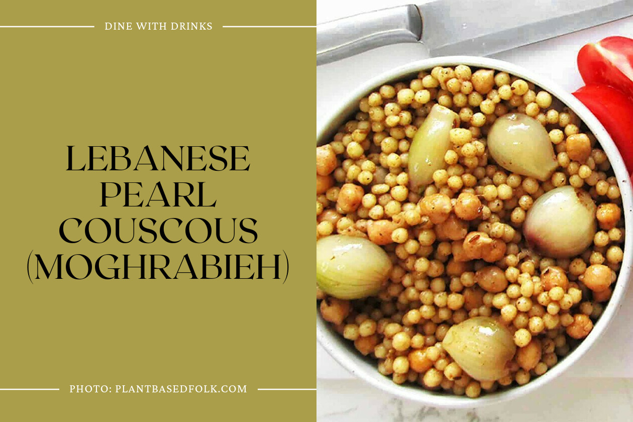 Lebanese Pearl Couscous (Moghrabieh)