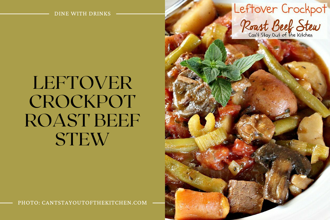 Leftover Crockpot Roast Beef Stew