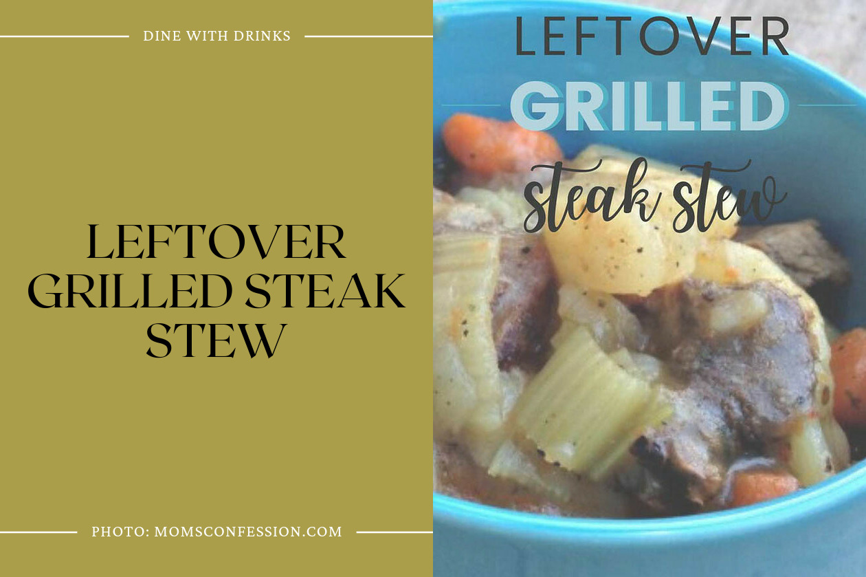 Leftover Grilled Steak Stew