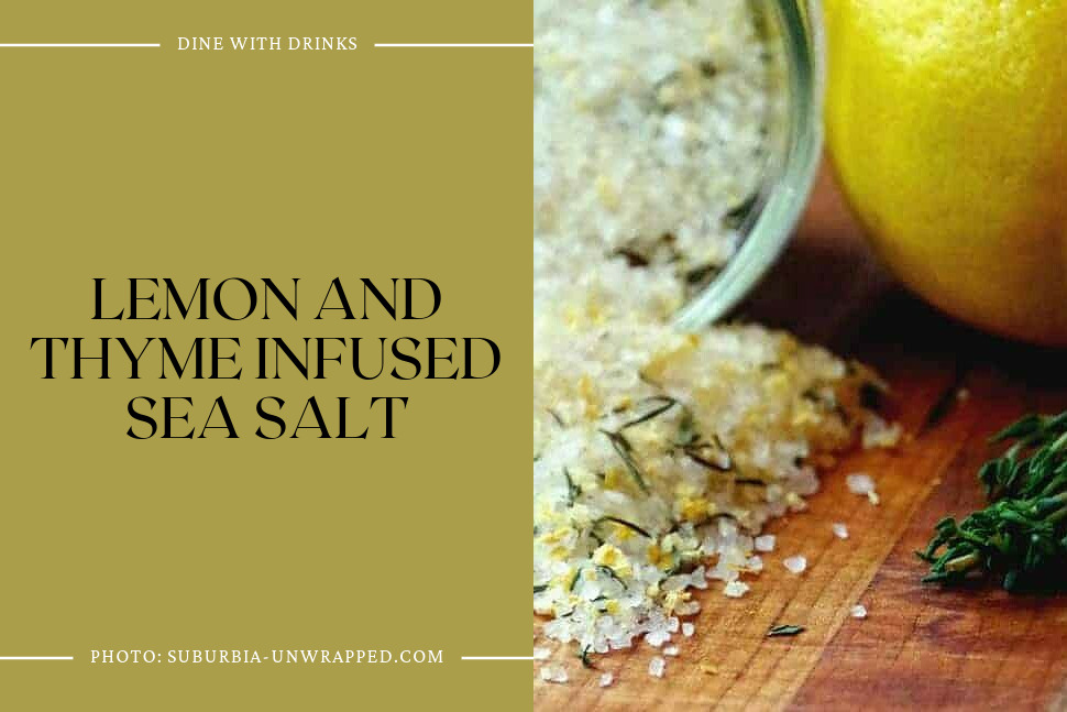 Lemon And Thyme Infused Sea Salt